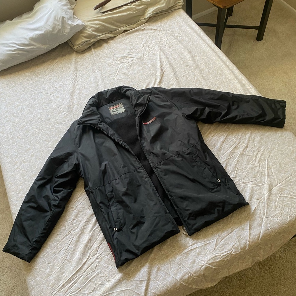 Prada Black Windbreaker Jacket